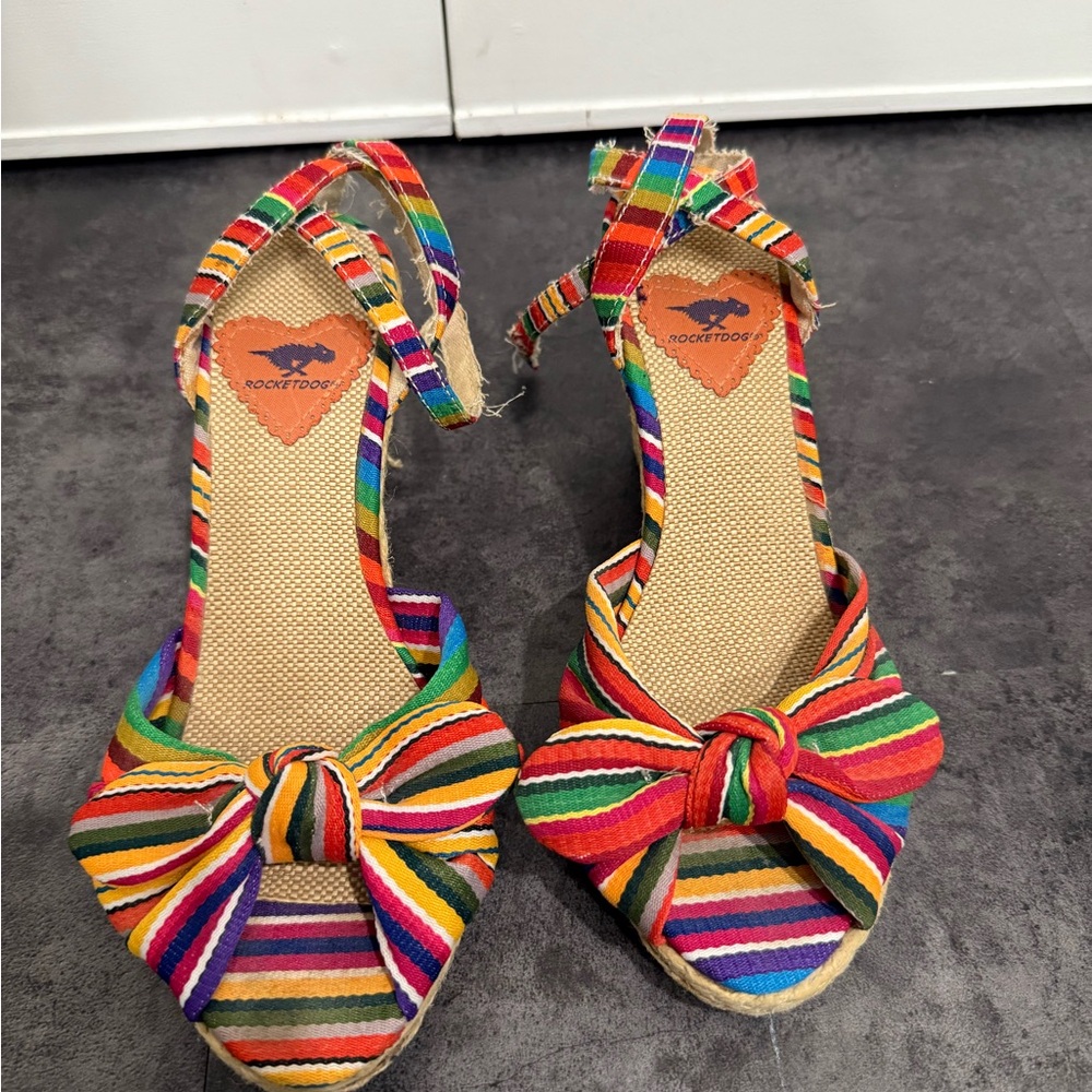 Rocket Dog Women's Multicolor Striped Espadrilles